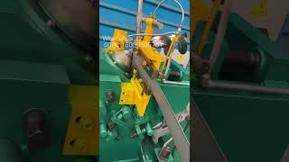 Screw flight forming machine， Spiral conveyor blade machine [upl. by Neerahs]