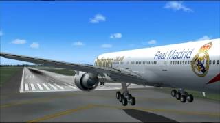 EK219 777300ER EMIRATES DUBAI  ORLANDO MCO [upl. by Tod]