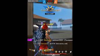 Power of Thompson🔥1vs pro player shorts freefire chirkutGaming [upl. by Carri]