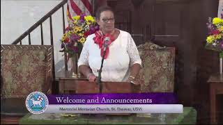 Memorial Moravian Church Sixteenth Sunday After Pentecost Sunday September 8 2024  900 AM [upl. by Pooi379]