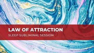 Law of Attraction  Ocean Waves Subliminal Session  By Minds in Unison [upl. by Narcis]