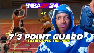 73 POINT GUARD TAKING OVER THE PARK PART 4 NBA2K24 [upl. by Allisurd247]