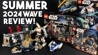 LEGO Star Wars SUMMER 2024 WAVE REVIEW [upl. by Camey]