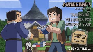 Mending ka book ka liya majdoori aur max level trial chalo karviya  Minecraft part 57 [upl. by Taran]