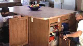 Designer Cabinet Refinishing Doing a Job [upl. by Aon515]