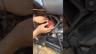 Splendor Air Filter change😱🔥🔥splendor modified yt shorts [upl. by Ettenor550]