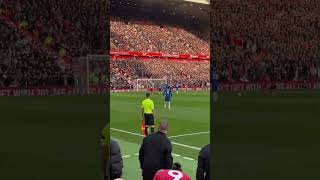 Mohamed Salah goal vs Chelsea seen from the stands at Anfield [upl. by Ennaitsirhc]