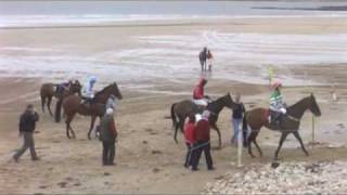 A Flap in Ireland  Horse race on the beach Co Mayo [upl. by Lah]