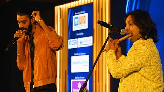 Beatboxer Divyansh and Flautist Manuraj at the BusinessLine Changemaker Awards 2022 [upl. by Crosby924]