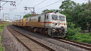 Route Diverted GandhidhamNagercoil Weekly Express Led By Factory Fresh BGKT WAP7 [upl. by Aderfla235]