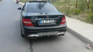 Mercedes Benz C180 Coupe w204 Komple Egzoz  Downpipe  Varex  Emil Exhaust [upl. by Mozelle]