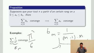 Séries numériques Critère de majoration convergence absolue [upl. by Liatnahs]