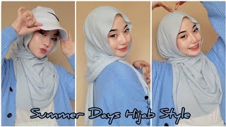 Summer Friendly amp Comfortable Hijab Tutorial On Eid Day । Eid Special Hijab Style । [upl. by Artie802]