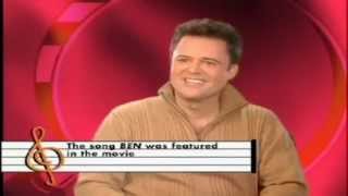 Donny Osmond speaks of the song quotBenquot [upl. by Bennir568]