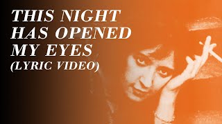 The Smiths  This Night Has Opened My Eyes Official Lyric Video [upl. by Yanal]