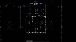 Led flip flop circuit with 2 transistors [upl. by Askwith428]