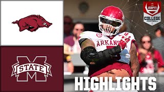 Arkansas Razorbacks vs Mississippi State Bulldogs  Full Game Highlights [upl. by Dnob]