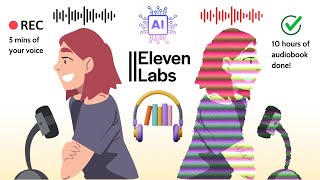 Create an Audiobook in Your Voice Using ElevenLabs under 100 [upl. by Annahsed]