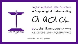 a for home Letter clues Graphological meaning of letter a  A to Z Graphology [upl. by Maya]