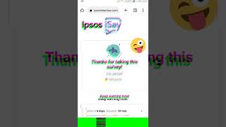 How to earn from surveys in Ipsos isay freepaid ipsos isay earnmoneyonline survey rewards [upl. by Janean780]