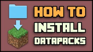 How to INSTALL DATAPACKS in Minecraft 114115116 Tutorial [upl. by Atteynod]