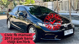 Honda civic fb manual 2013 pajak baru [upl. by Scales]