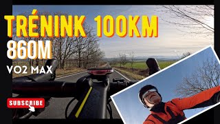 Trénink silniční kolo 100km VO2max [upl. by Buck681]