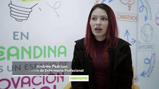 ¡Areandina cambia tu vida  Programa de Becas  Andrea Pedrozo [upl. by Andriana410]