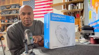 Unboxing WavTech Audio ThinPro122 12” Shallow 20mm XMAX One Way…Fs 25hz…750RMS 2250Peak [upl. by Damara]