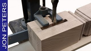 Mortise Machine Basics  How to use a Hollow Chisel Mortiser [upl. by Acinomal]