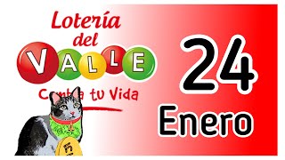 Resultado LOTERIA DEL VALLE Miercoles 24 de Enero de 2024 [upl. by Connors245]