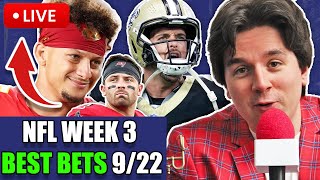 NFL WINNERS  Best Bets Parlays Predictions  Picks Today Sunday September 22nd  HTP Ep18 [upl. by Nhguav531]