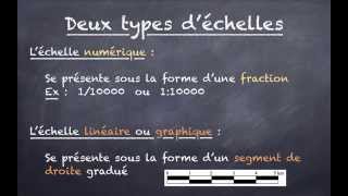 GEO4  Les échelles cartographiques [upl. by Stu]