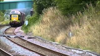 D9009D1062D821 MOVEMENT NYMR TO SVR at PONTEFRACT BAGHILL 17092013 [upl. by Anitnatsnoc856]