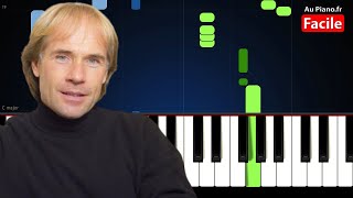 Ballade pour Adeline Richard Clayderman  Piano Tutorial Facile [upl. by Zacks]