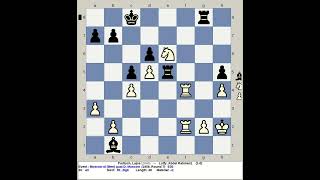 Portisch Lajos vs Lotfy Abdel Rahman1  Moscow Chess Olympiad Qual D 1956 Russia [upl. by Sad]