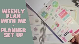 PLAN WITH ME  WEEKLY PLANNER SET UP  ERIN CONDREN HORIZONTAL LIFE PLANNER [upl. by Haym688]