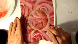 Acylic Glaze Painting Time Lapse  Transparent Water Droplet [upl. by Yr]