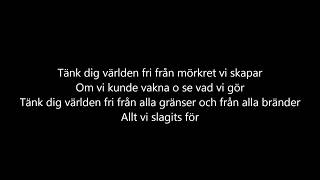 DARIN LYRICS  TÄNK DIG FJÄRILAR I MAGEN 2015 [upl. by Tterrab]