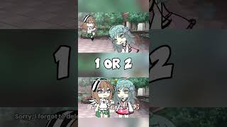 1 or 2❓CreStrawbery  tiktok viral trend trendgacha gacha gachalife capcut edit [upl. by Ainekahs]