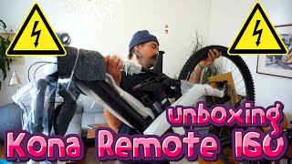 Kona Remote 160 Unboxing und erster kleiner Test  Wieviel E Bike bekommt man für 3999 [upl. by Neddra204]