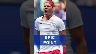 Rafael Nadal wins EPIC point 🤯 [upl. by Brockie350]