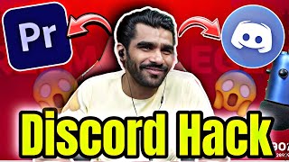 Discord Server Hack 😔  premiere pro ke wajse 😱  Shreeman legend [upl. by Beaston]