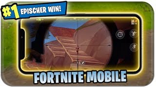 FORTNITE AUF HANDY 📱 ERSTEN WIN HOLEN  Fortnite Mobile Gameplay Deutsch German Download [upl. by Hyde267]