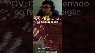 Até com bota de ouro me atacam shorts fyp gaming minecraft minecraftmemes [upl. by Nareik]