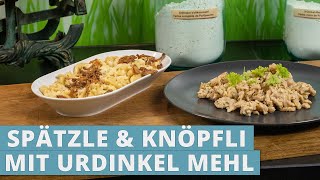 Spätzle Knöpfli  Klassisch amp mit Urdinkel Vollkornmehl [upl. by Thorin]