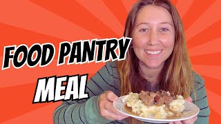 Cooking Meals from a Food Pantry Haul [upl. by Wyly288]