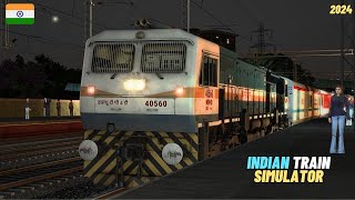 Indian Railways Train Simulator Pc Gameplay  Parallel Run  Overtake  WDP 4D in Action [upl. by Brendan]