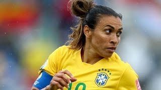 HABILIDADES DRIBLES E GOLS DA JOGADORA MARTA [upl. by Gierk]