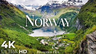 NORWAY 4K UltraHD • Relaxation Film with Peaceful Relaxing Music [upl. by Jaunita]